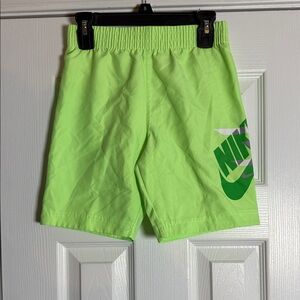 Nike Kids Lime Green Active Shorts/ swimwear